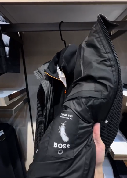 🎉Hot Sale❄️Classic knit patchwork thick down jacket