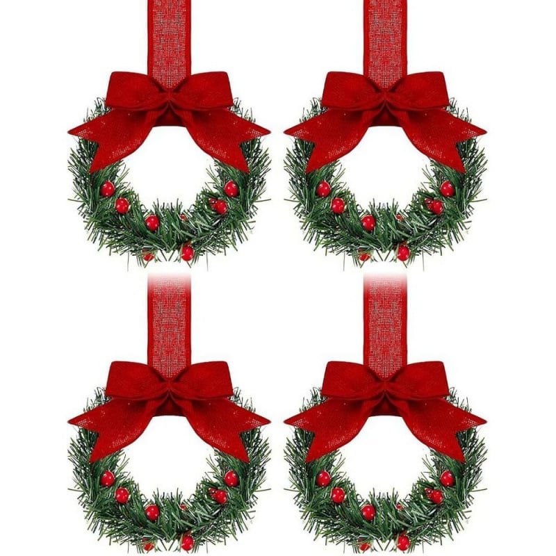 🎅Christmas Hot Sale - 49% OFF🔥 Retrowavy Christmas Kitchen Cabinet Wreaths