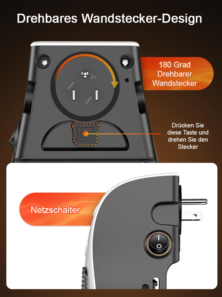 Neueste Energiespartechnologie 2025 【Nur 1 kWh in sieben Tagen⚡】 Heizlüfter mit Blitzschneller 3-Sekunden-Aufheizung🔥