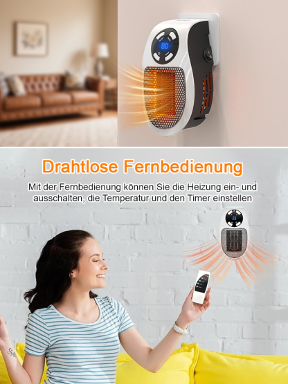 Neueste Energiespartechnologie 2025 【Nur 1 kWh in sieben Tagen⚡】 Heizlüfter mit Blitzschneller 3-Sekunden-Aufheizung🔥