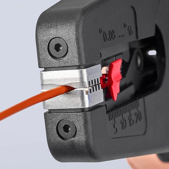 16 Automatische Abisolierzange, in Blister, 0,08-16 mm², Feinjustierung, einstellbarer Längenanschlag, 12 52 195 SB