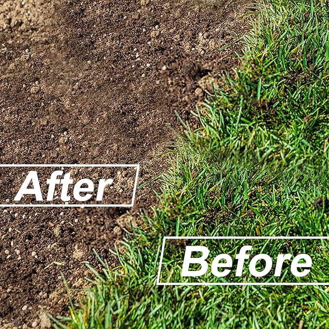  Gartenkralle mit 4 Zinken Kultivator Erdkralle und Handgriff Gardenclaw Twist Tiller Vertikutierer und Unkrautentferner in einem Gerät höhenverstellbar Gartenfräse für Gartenbeet