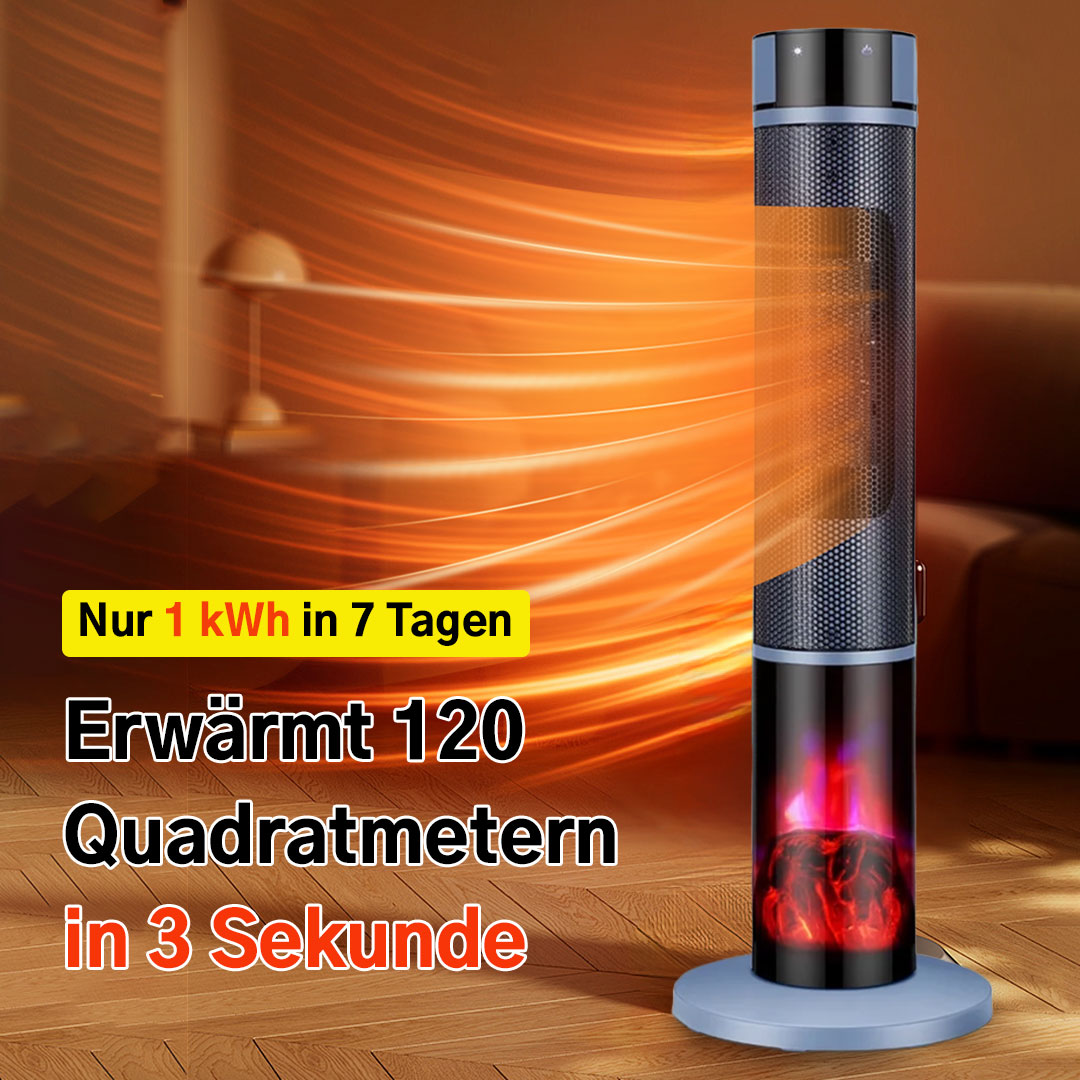 【Nur 1 kWh in sieben Tagen⚡】Geräuschloser Standheizlüfter🔥