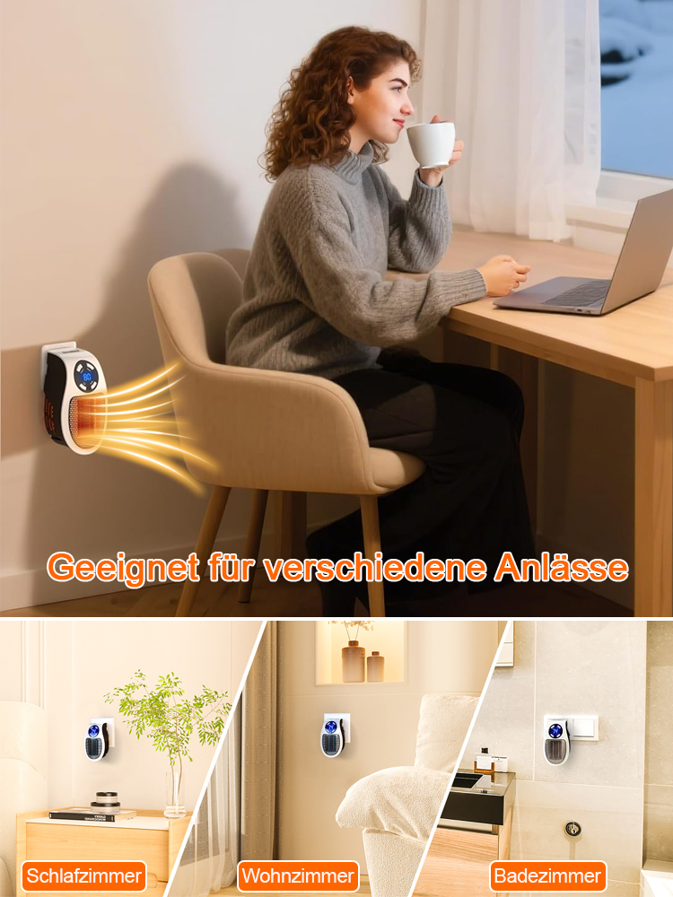 Neueste Energiespartechnologie 2025 【Nur 1 kWh in sieben Tagen⚡】 Heizlüfter mit Blitzschneller 3-Sekunden-Aufheizung🔥