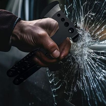 BROSELLER Multitool – kompakt – 16 Funktionen – inkl. Hammer & Axt – für Outdoor- & Survival-Enthusiasten, Bushcrafter, Camper, Jäger, Angler, Heimwerker oder Wanderer – tolle Geschenkidee für Männer