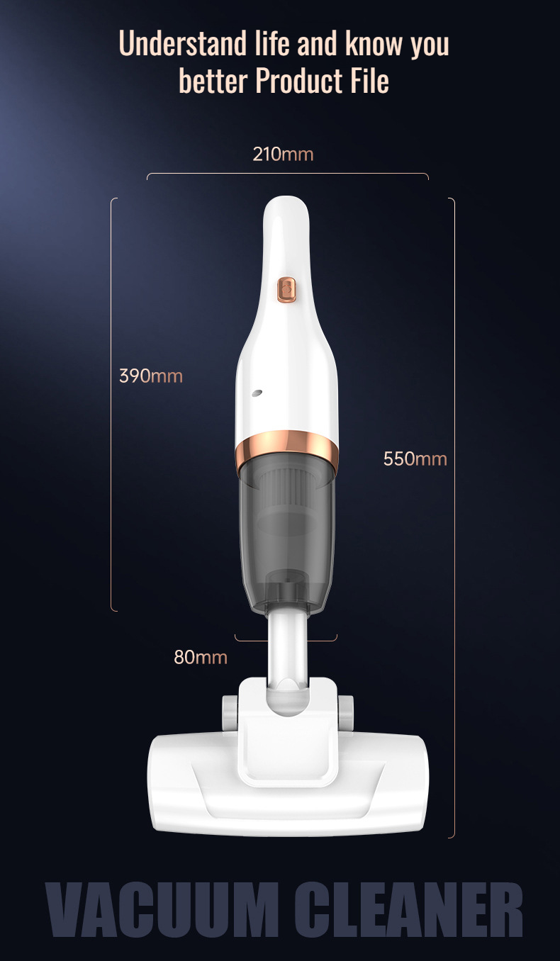 Efficient dust removal with powerful handheld vacuum