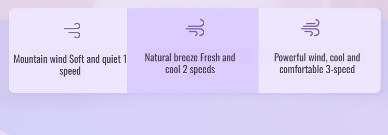 Silent portable handheld fan with strong airflow