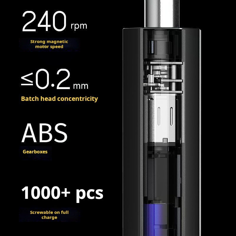 Small household rechargeable mini long range automatic electric screwdriver