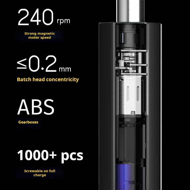 Small household rechargeable mini long range automatic electric screwdriver