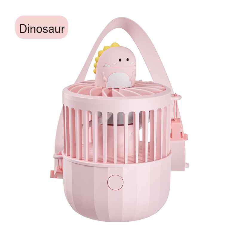 Slant span small fan Student portable mini small fan Usb rechargeable mute mini portable fan