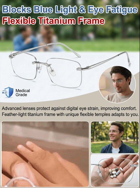 [No Prescription Needed] Ultra-Light Smart Auto-Focus Glasses | Clear Near to Far Vision | Blue Light Filter | Photochromic 👓✨
