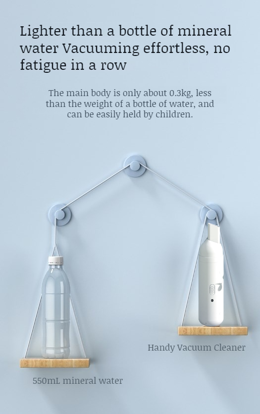 Wet and dry car vacuum for thorough cleaning