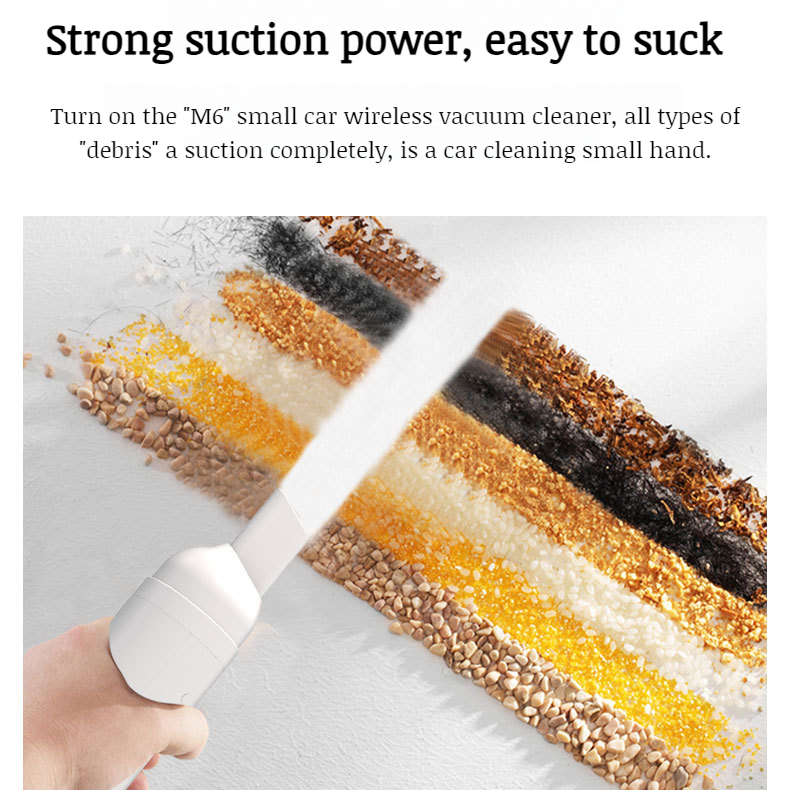Handheld High Power Portable Car Cordless Vacuum Cleaner Wet Dry Vacuum Cleaner