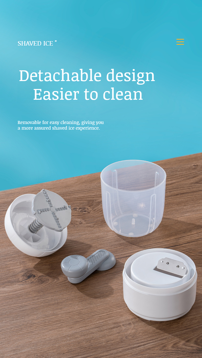 Safe and stable ice shaving appliance