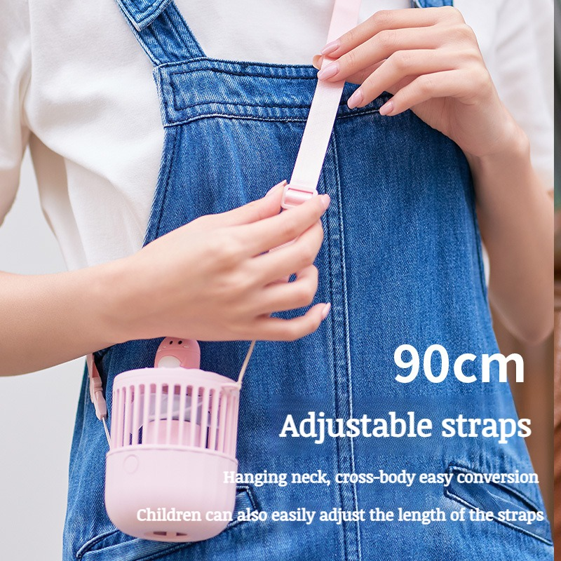 Slant span small fan Student portable mini small fan Usb rechargeable mute mini portable fan