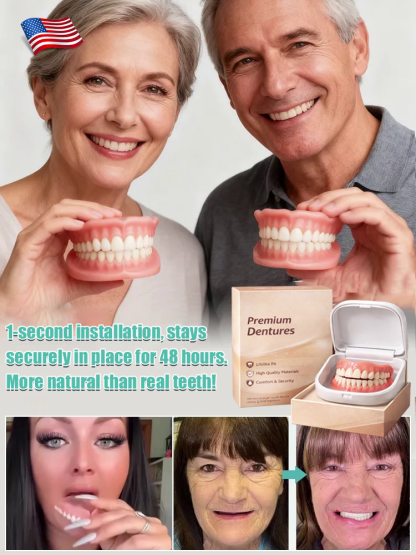 Perfect Smile ✨ No Dentist Needed Heat Activated Fit Secure Eat Anything 90 Day Warranty 🦷