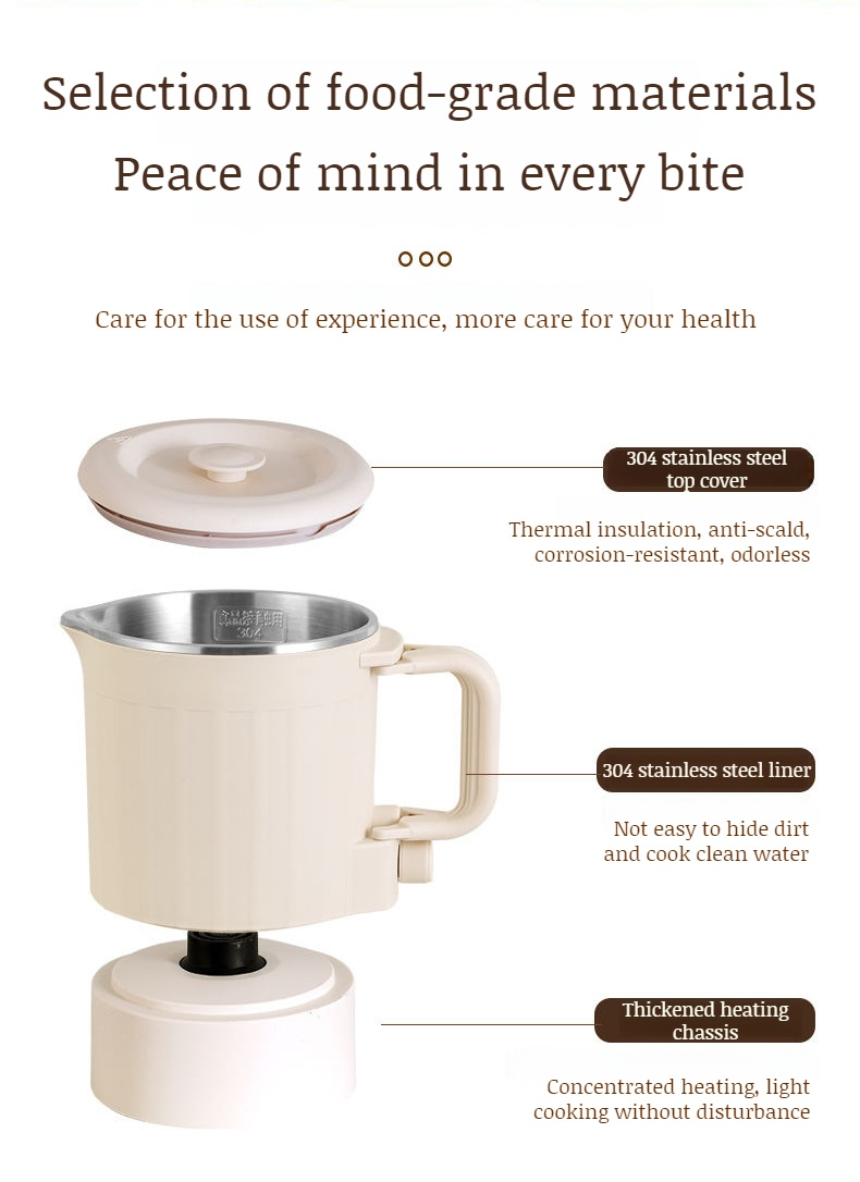 Portable electric kettle ideal for office or hotel