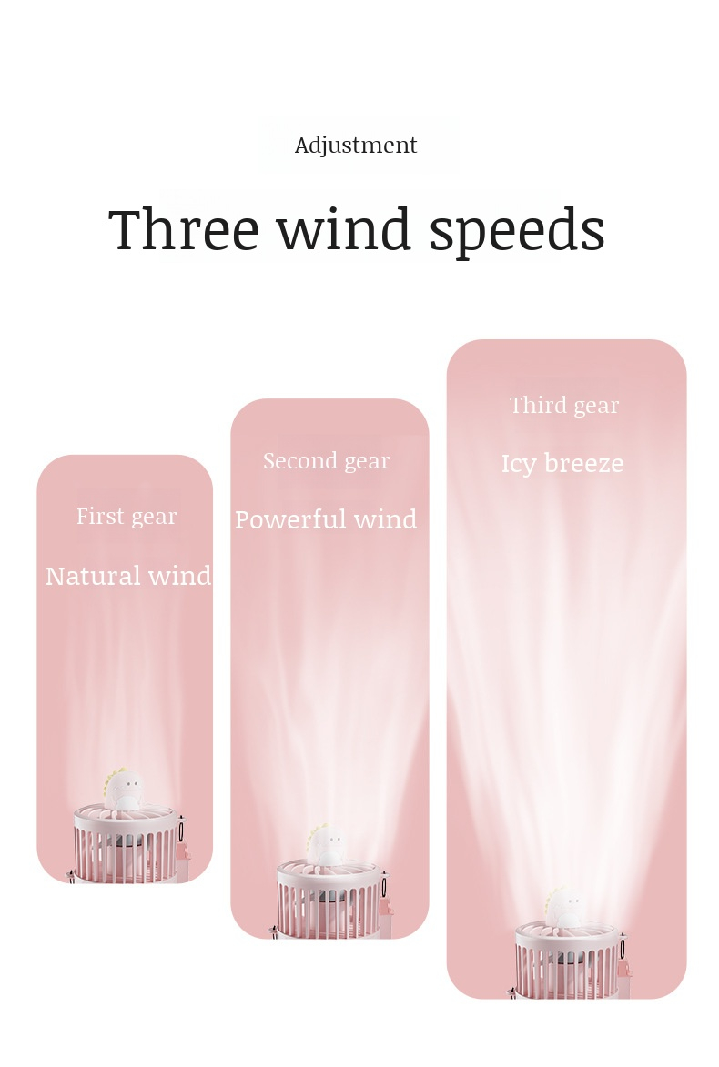 Quiet USB fan ideal for study and travel