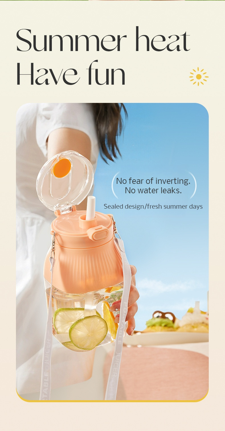 Quality fruit juicer cup with USB charging