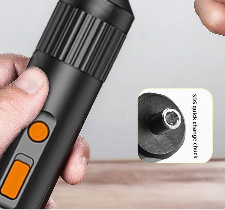 Efficient rechargeable mini screwdriver kit