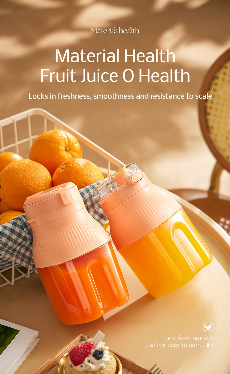 Compact portable juicer for travel and home