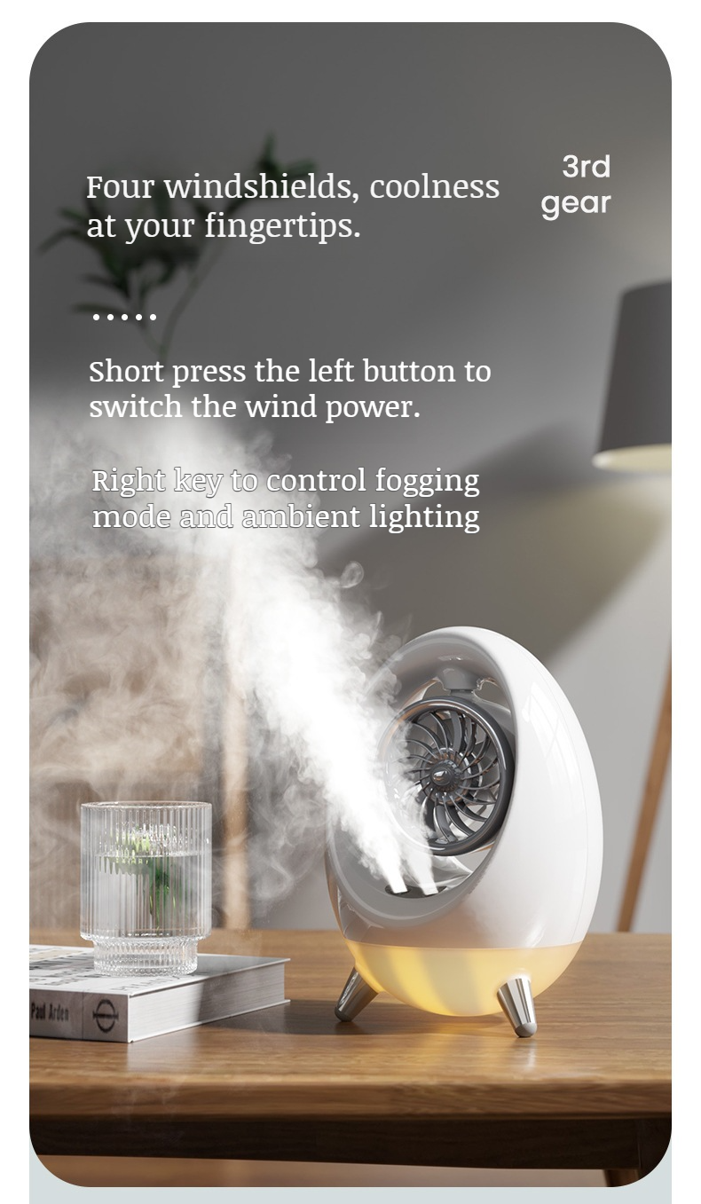 Mini chiller fan for efficient cooling in any space