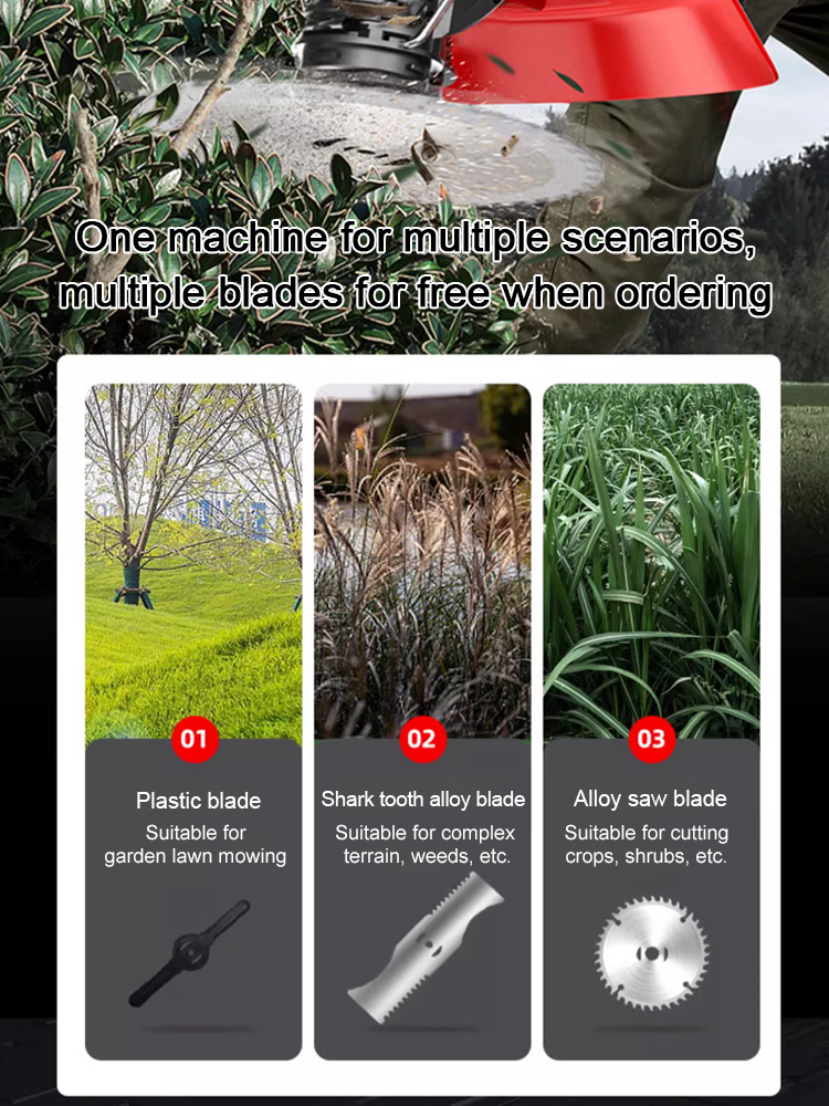 [10-Year Warranty] 1880W Ultra-Light Cordless Grass Trimmer 🌿 | Mows 200sqm in 10 Mins | Telescopic Pole No Bending | CE and TÜV Certified