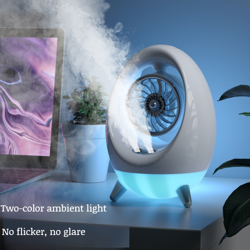 water-cooled air conditioning fan home outdoor portable small chiller usb charging dual spray fan