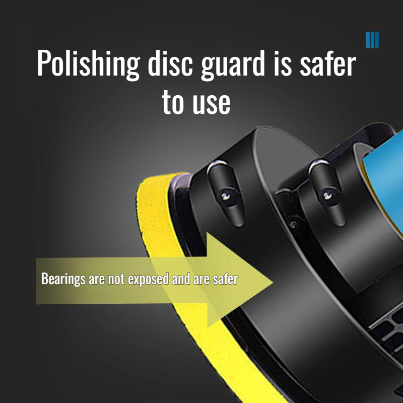 Small car polisher for floor and surface detailing