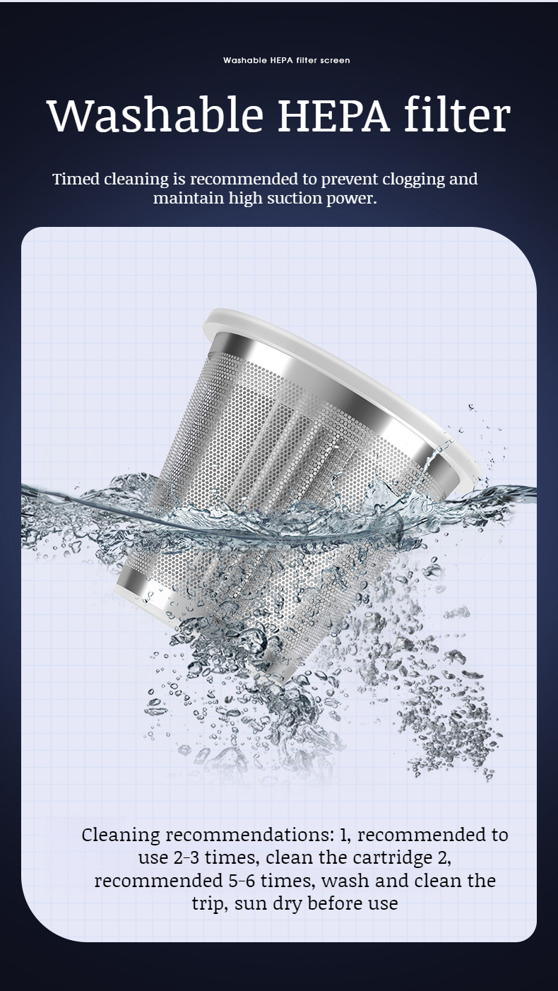 Easy to use portable car vacuum