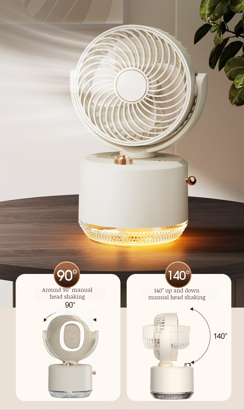Long-lasting battery electric fan for portable use