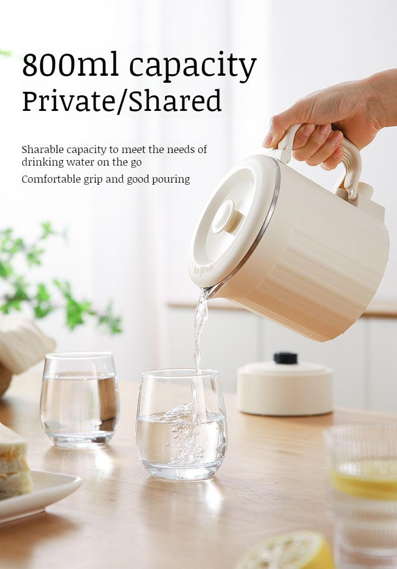 Storable small electric kettle for easy packing