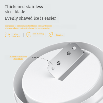Home Shaved Ice Machine Ice Box Home Home Sealed Ice Without Spilling NonSlip Foot Pads