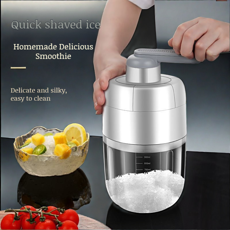 Home Shaved Ice Machine Ice Box Home Home Sealed Ice Without Spilling NonSlip Foot Pads