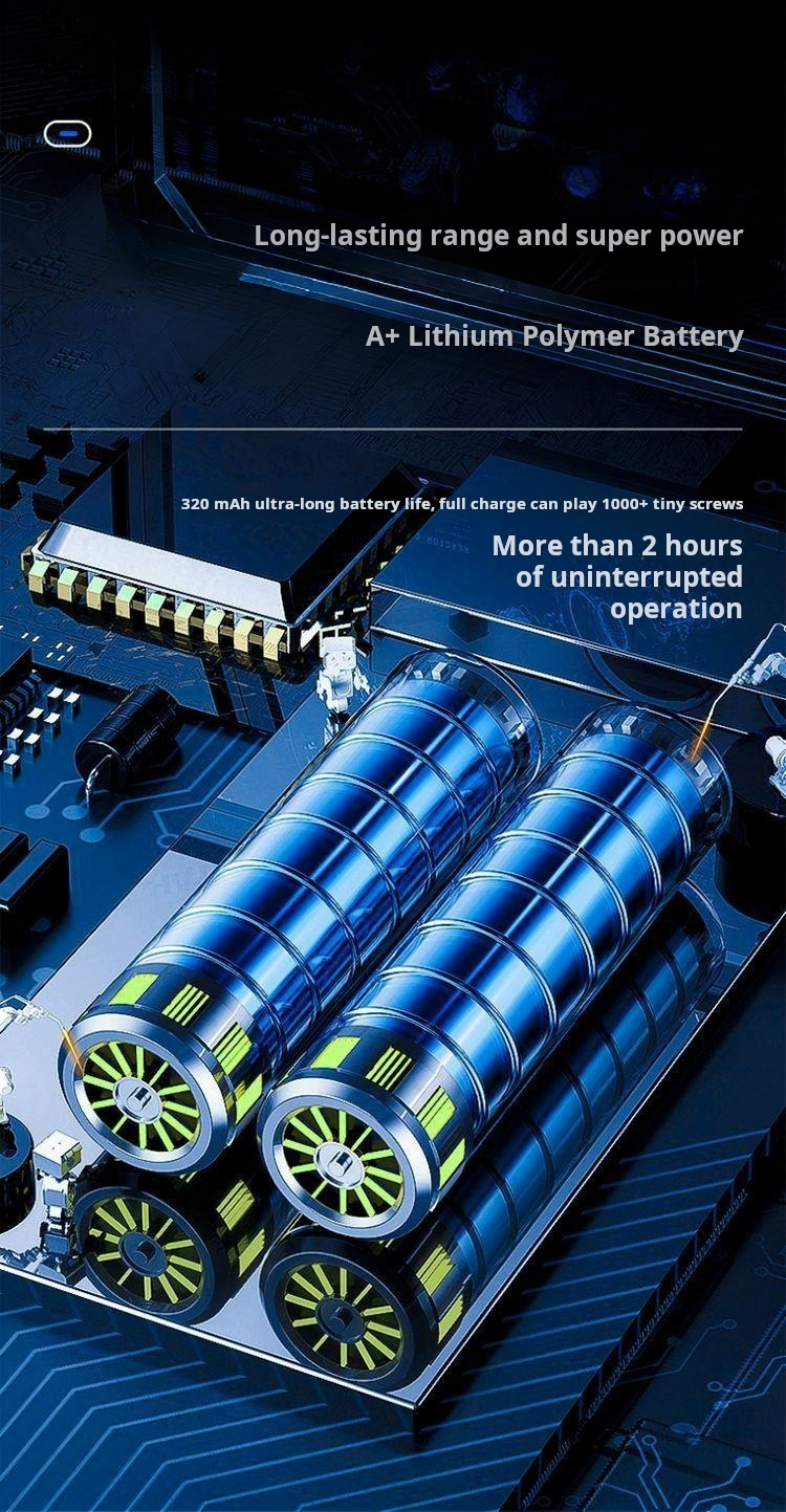 Small household rechargeable mini long range automatic electric screwdriver