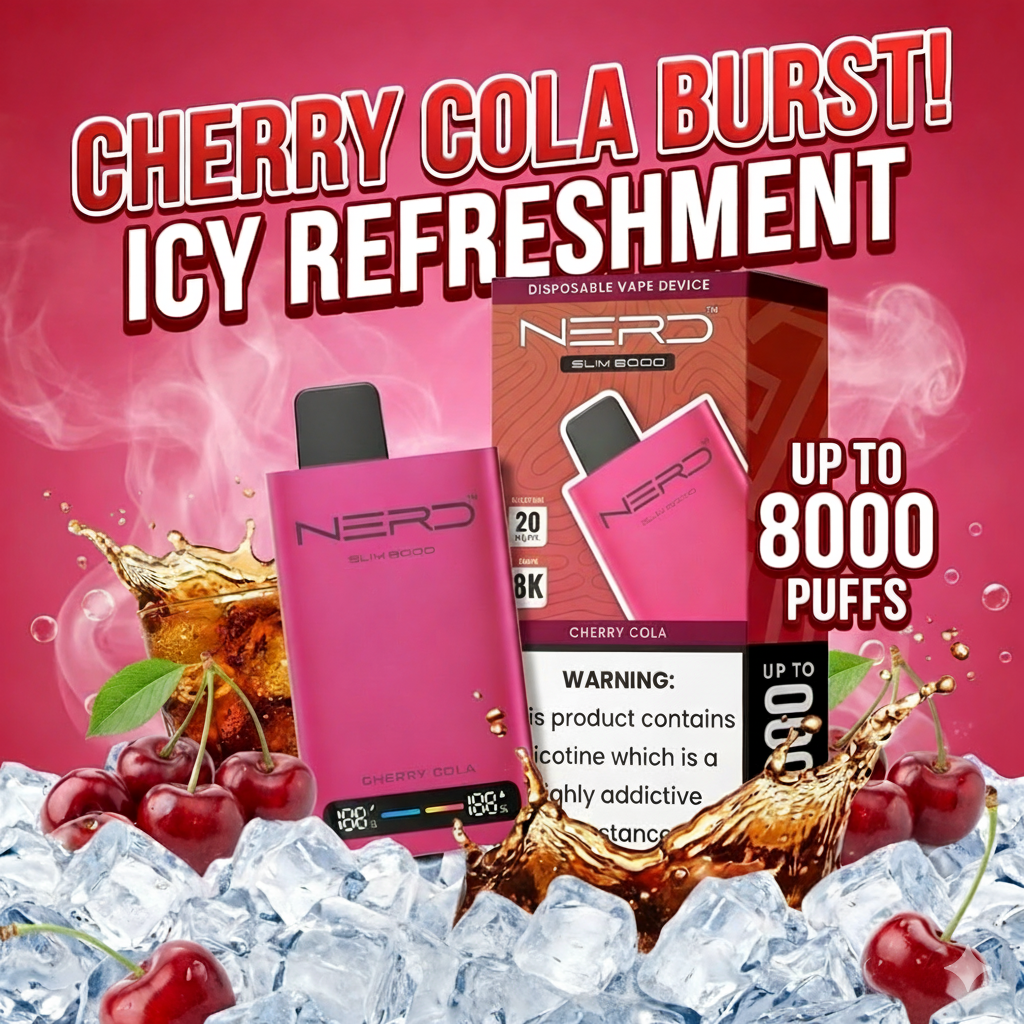 NERD SLIM 8000 Einweg-E-Zigarette 