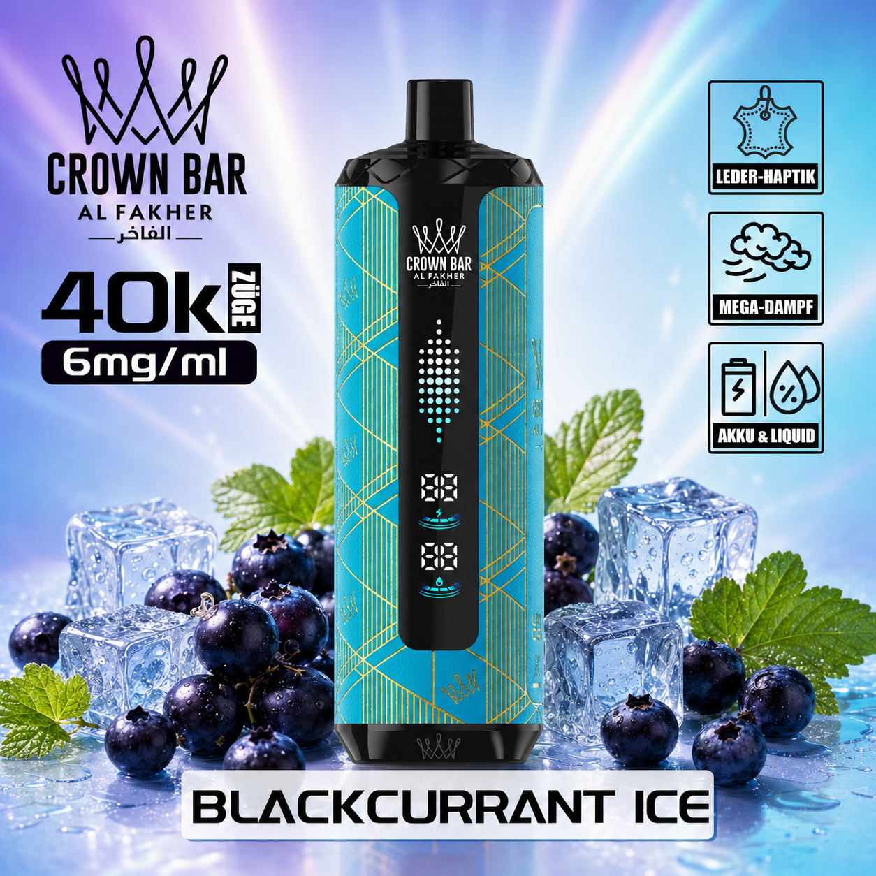 Al Fakher Mega Max 40K Crown Bar E-Zigarette