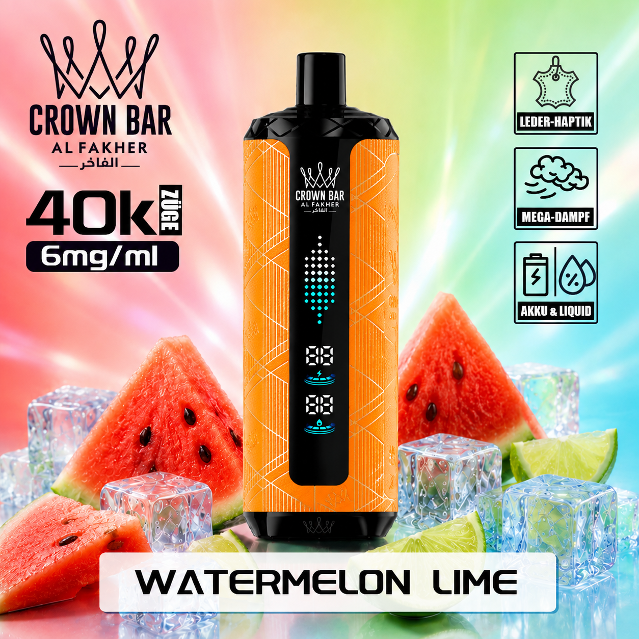 Al Fakher Mega Max 40K Crown Bar E-Zigarette