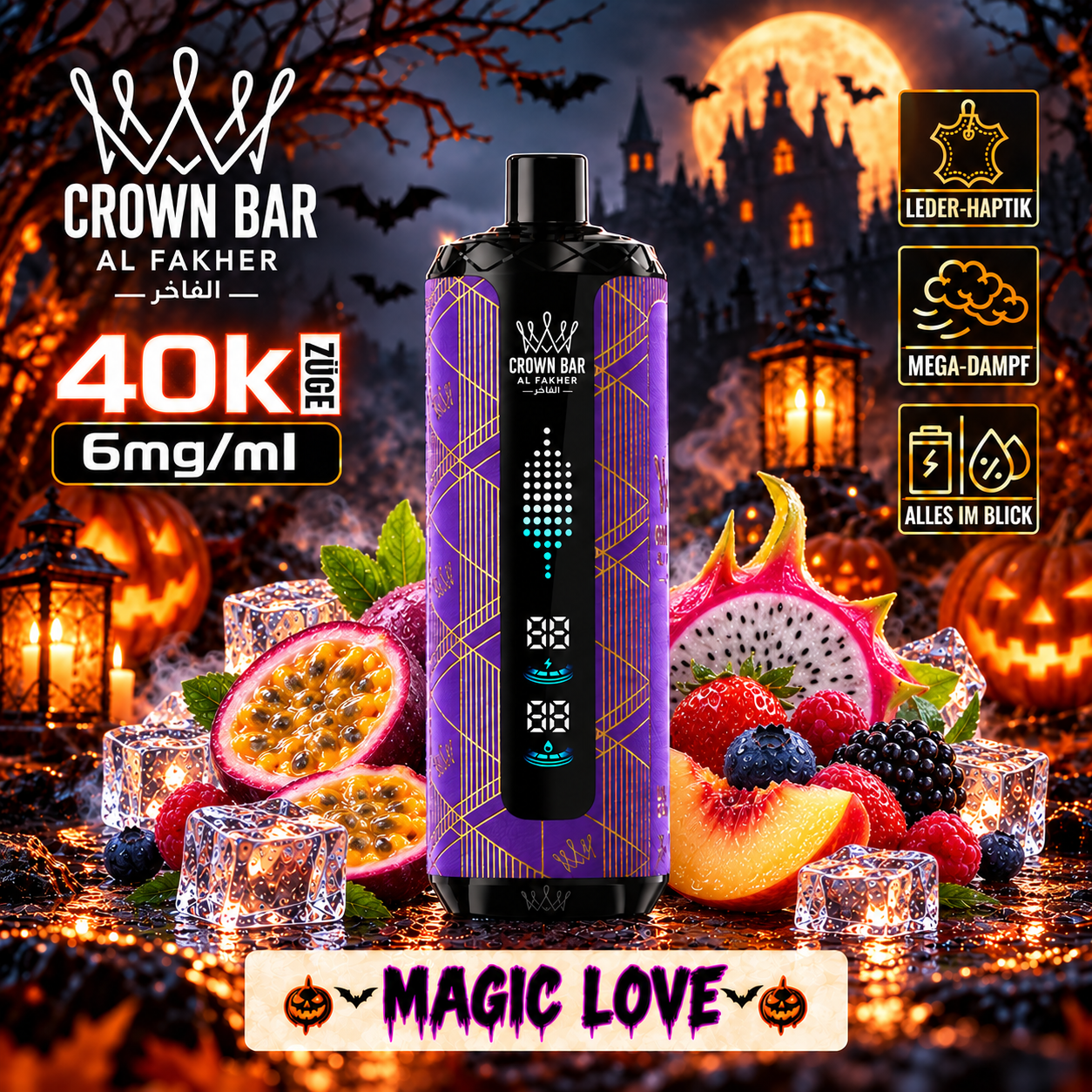 Al Fakher Mega Max 40K Crown Bar E-Zigarette