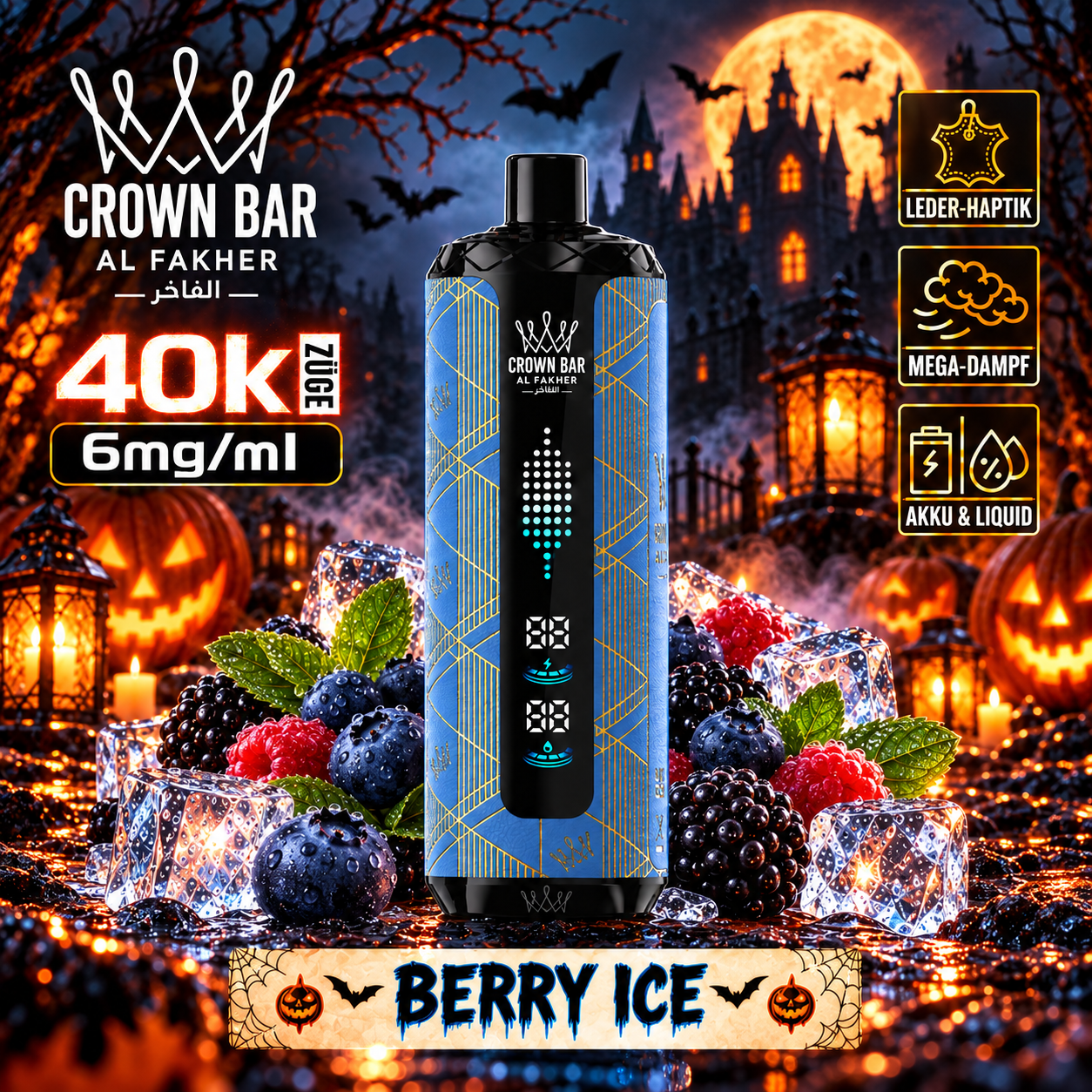 Al Fakher Mega Max 40K Crown Bar E-Zigarette