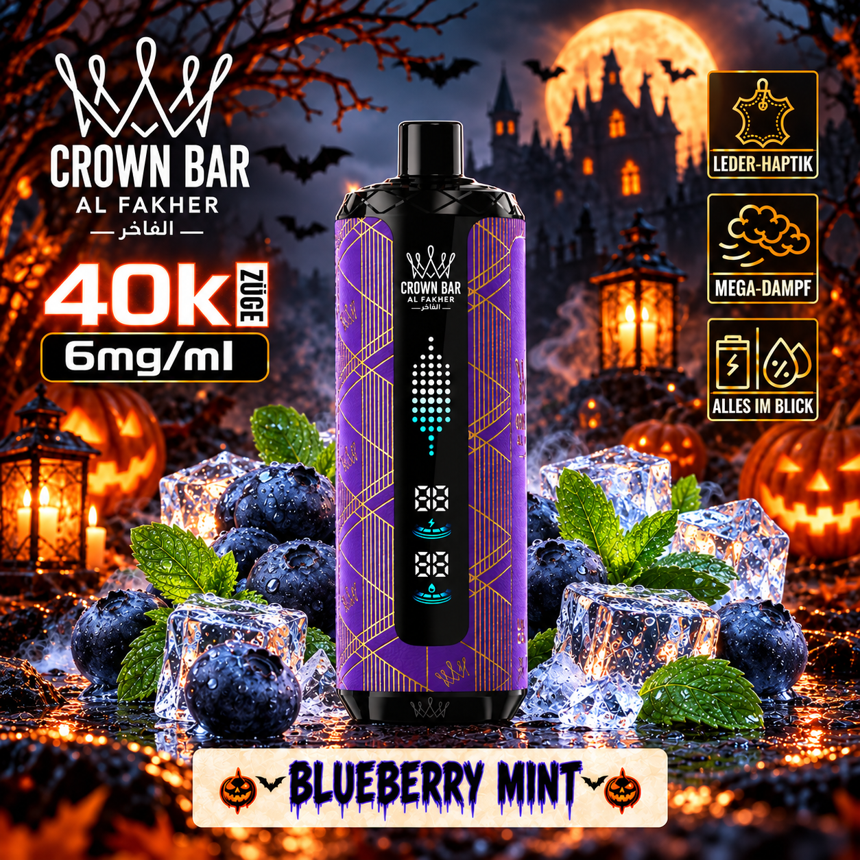 Al Fakher Mega Max 40K Crown Bar E-Zigarette
