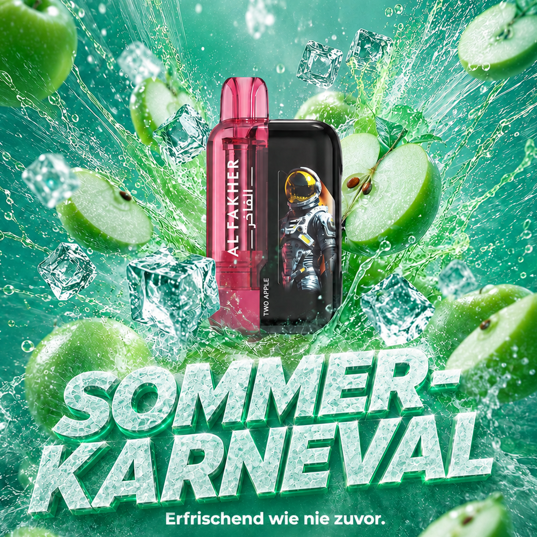 Al Fakher Crown Bar 25K Ultra Einweg-E-Zigarette mit großer Anzahl von Zügen