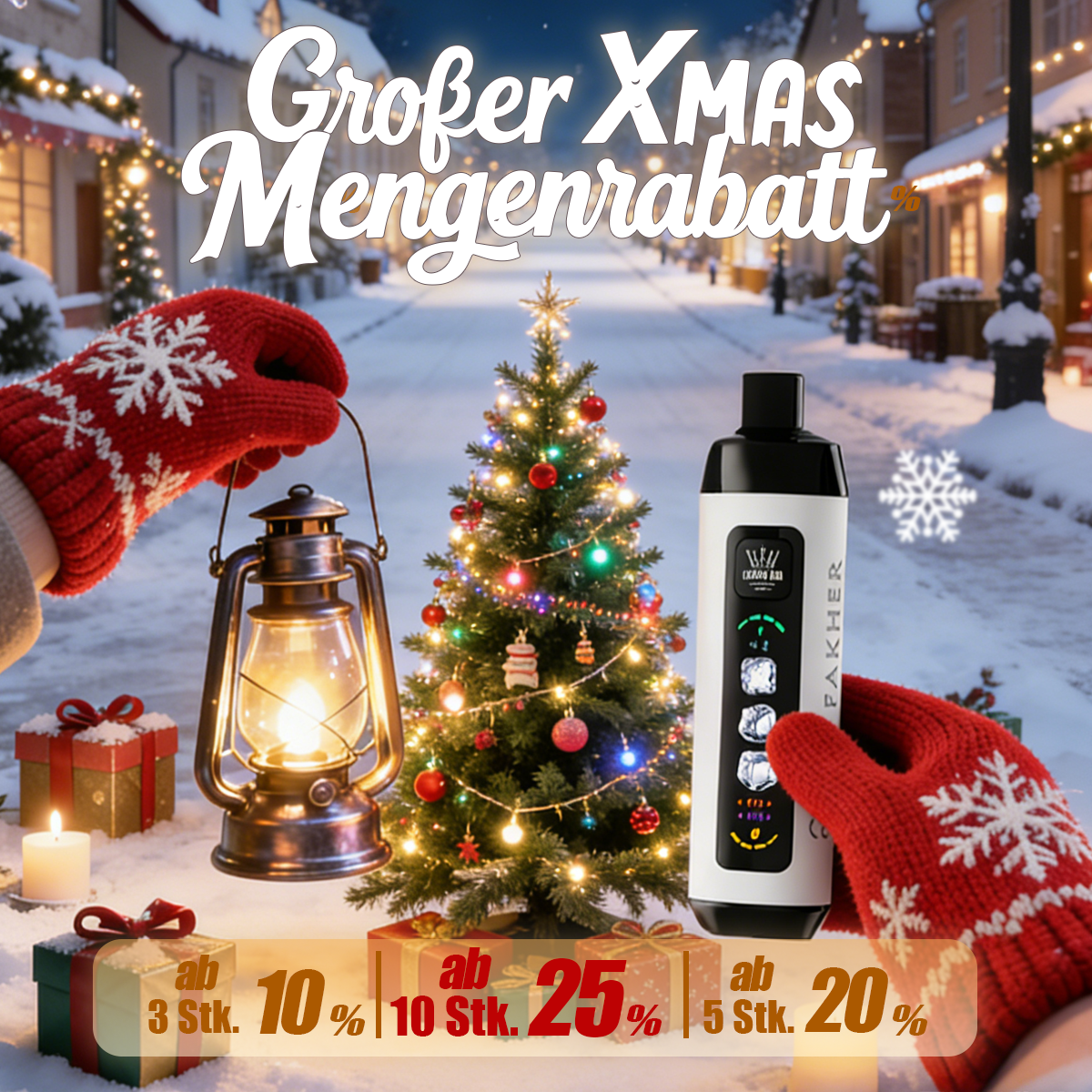 Al Fakher Crown Bar 15K mit einstellbarer Kühle Einweg-E-Zigarette 