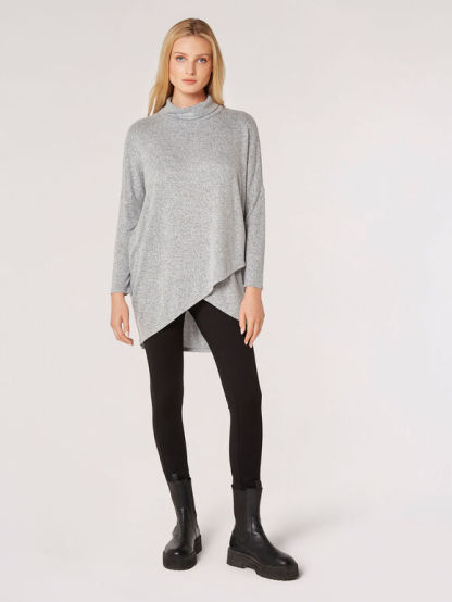 Soft Touch Wrap Tunic Top