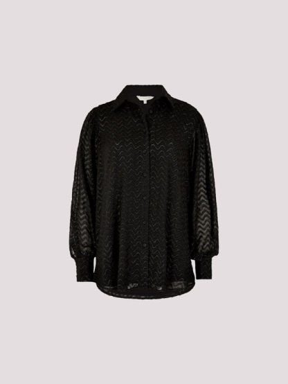 Jacquard Chevron Shimmer Shirt
