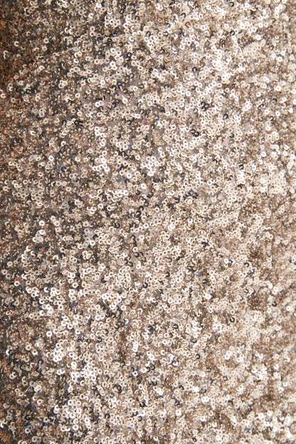 Gold Sequin Halter-Neck Maxi Dress