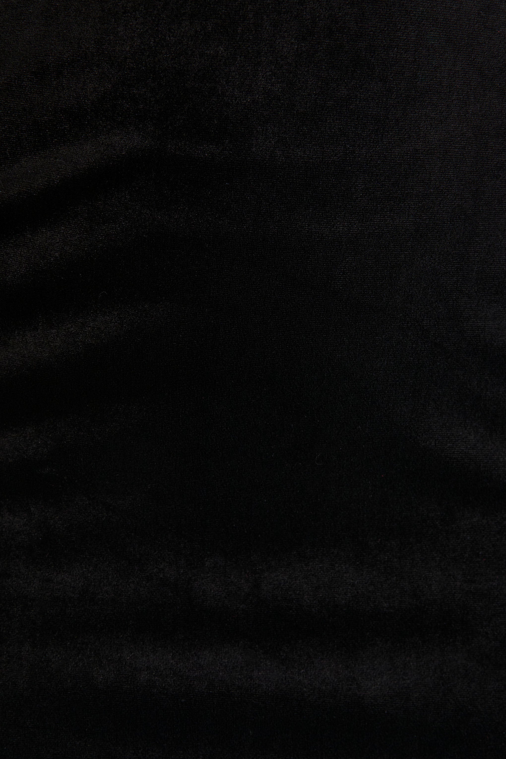 Farryn | Black Asymmetric-Neck Maxi Dress With Bow Detail