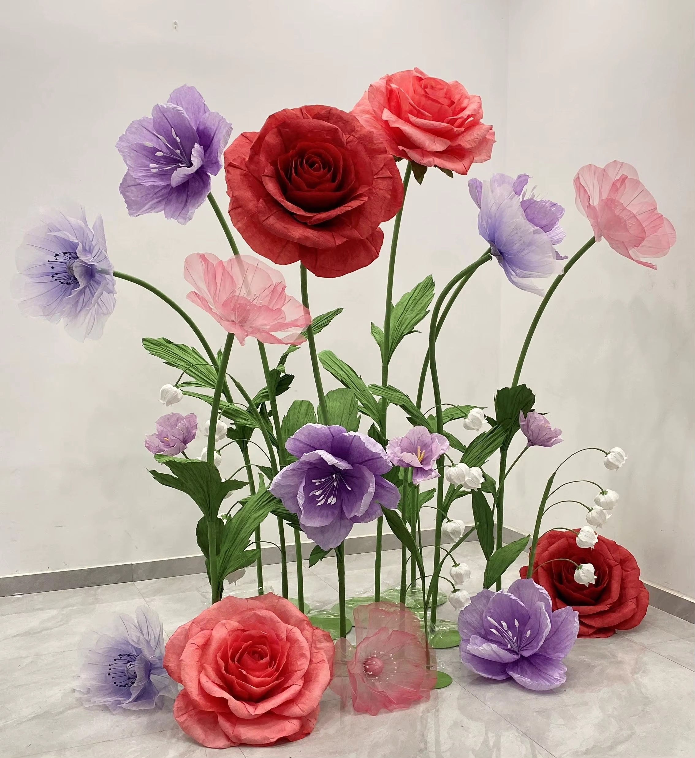 Large Paper Art Artificial Flower Landscaping