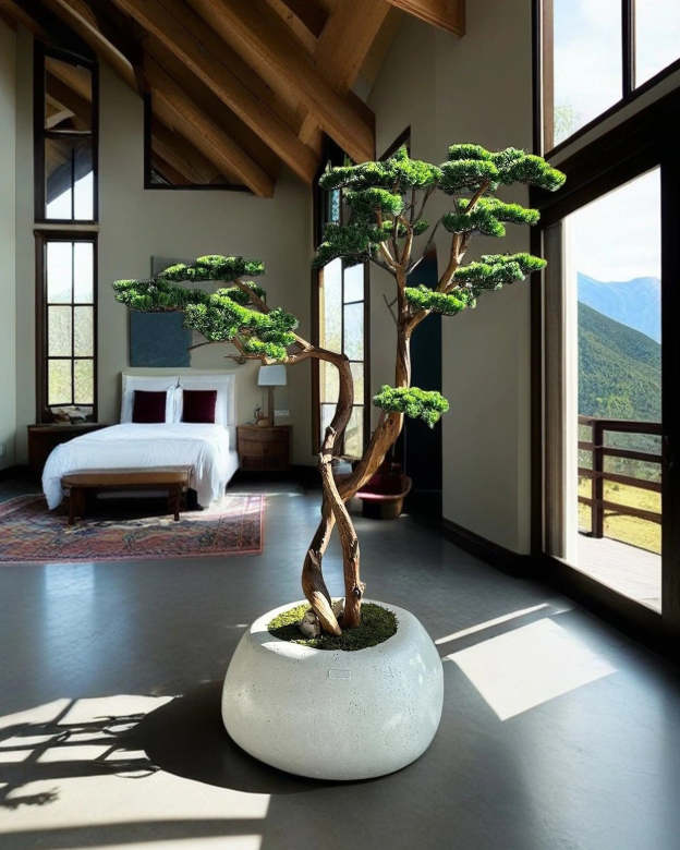 Artificial Bonsai Tree Mont Blanc