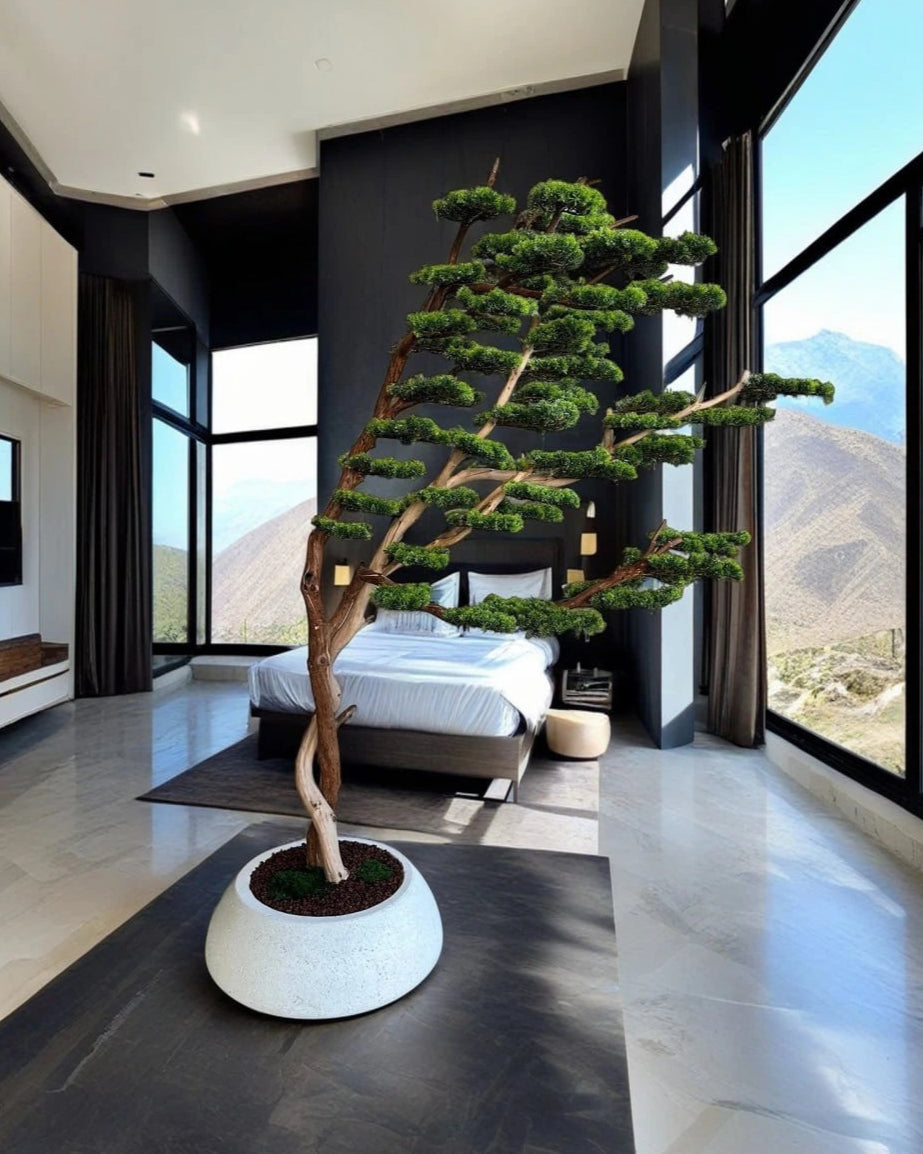 Artificial Bonsai Tree Sharamiki Wind 1